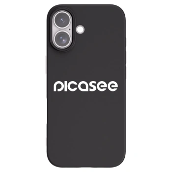Picasee fekete szilikon tok az alábbi mobiltelefonokra Apple iPhone 17 - Picasee - new logo - white