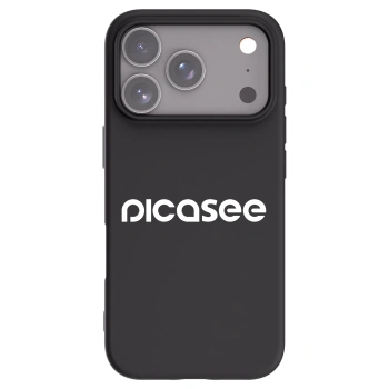Picasee fekete szilikon tok az alábbi mobiltelefonokra Apple iPhone 17 Pro - Picasee - new logo - white