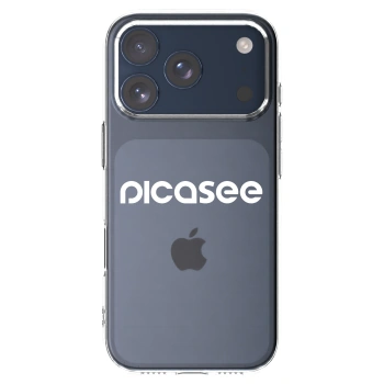 Picasee átlátszó szilikon tok az alábbi mobiltelefonokra Apple iPhone 17 Pro - Picasee - new logo - white