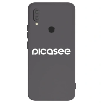 Picasee fekete szilikon tok az alábbi mobiltelefonokra Xiaomi Redmi 7 - Picasee - new logo - white