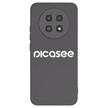 Picasee fekete szilikon tok az alábbi mobiltelefonokra Realme 12X - Picasee - new logo - white