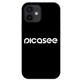 Szilikon tok erre a típusra Apple iPhone 12 mini - Picasee - new logo - white