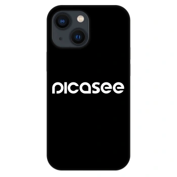 Szilikon tok erre a típusra Apple iPhone 13 mini - Picasee - new logo - white