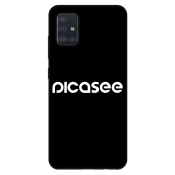 Szilikon tok erre a típusra Samsung Galaxy A51 A515F - Picasee - new logo - white