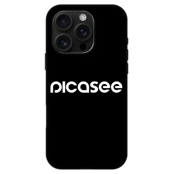 Szilikon tok erre a típusra Apple iPhone 16 Pro - Picasee - new logo - white