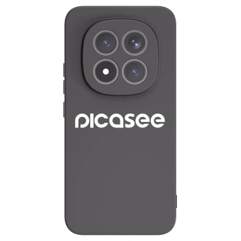 Picasee fekete szilikon tok az alábbi mobiltelefonokra Xiaomi Redmi Note 15 Pro+ - Picasee - new logo - white