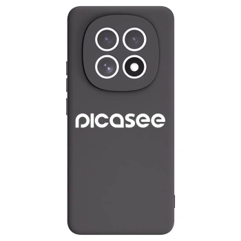 Picasee fekete szilikon tok az alábbi mobiltelefonokra Xiaomi Redmi Note 15 - Picasee - new logo - white