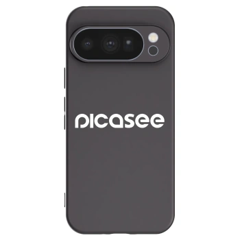 Picasee fekete szilikon tok az alábbi mobiltelefonokra Google Pixel 10 Pro - Picasee - new logo - white