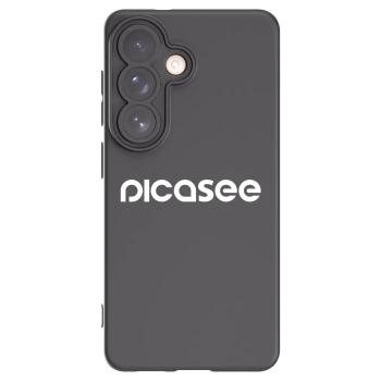 Picasee fekete szilikon tok az alábbi mobiltelefonokra Samsung Galaxy S26 - Picasee - new logo - white