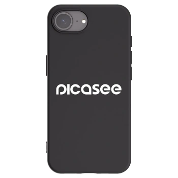Picasee fekete szilikon tok az alábbi mobiltelefonokra Apple iPhone 17e - Picasee - new logo - white