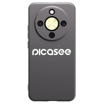 Picasee fekete szilikon tok az alábbi mobiltelefonokra Honor Magic8 Lite 5G - Picasee - new logo - white