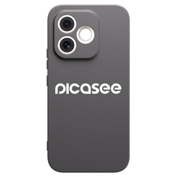 Picasee fekete szilikon tok az alábbi mobiltelefonokra Honor 600 Lite - Picasee - new logo - white