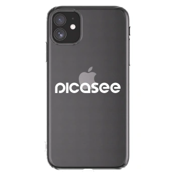 Picasee átlátszó szilikon tok az alábbi mobiltelefonokra Apple iPhone 11 - Picasee - new logo - white