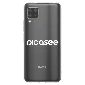 Picasee átlátszó szilikon tok az alábbi mobiltelefonokra Huawei P40 Lite - Picasee - new logo - white