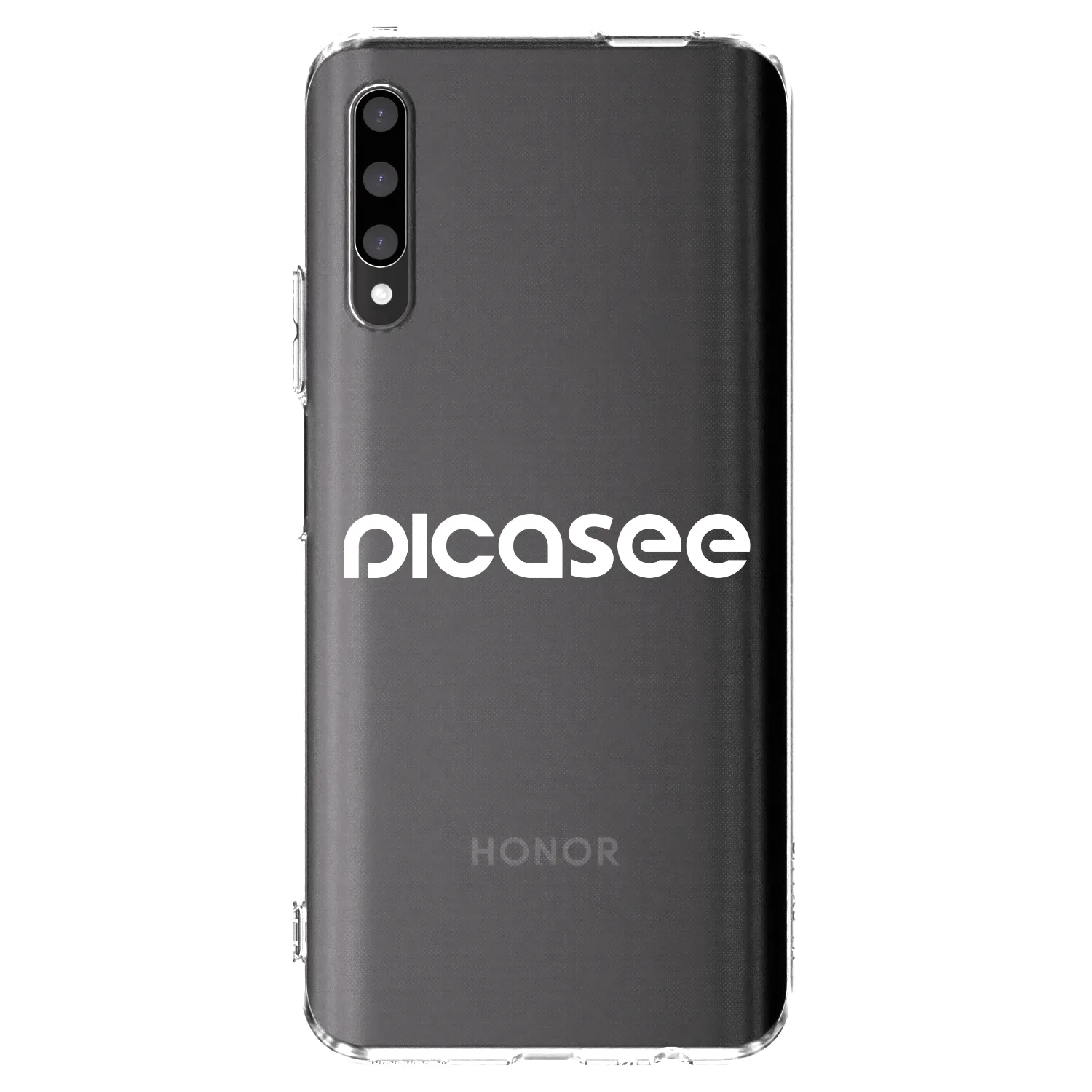 Picasee átlátszó szilikon tok az alábbi mobiltelefonokra Honor 9X Pro - Picasee - new logo - white
