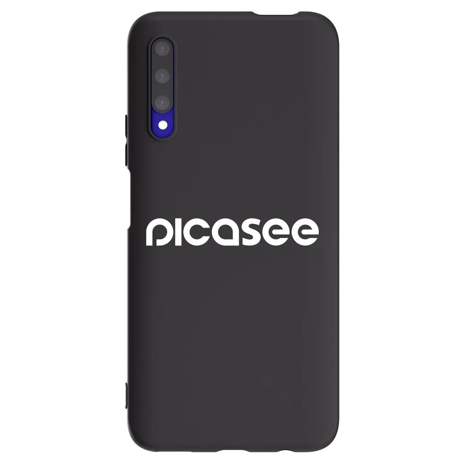 Picasee fekete szilikon tok az alábbi mobiltelefonokra Honor 9X Pro - Picasee - new logo - white