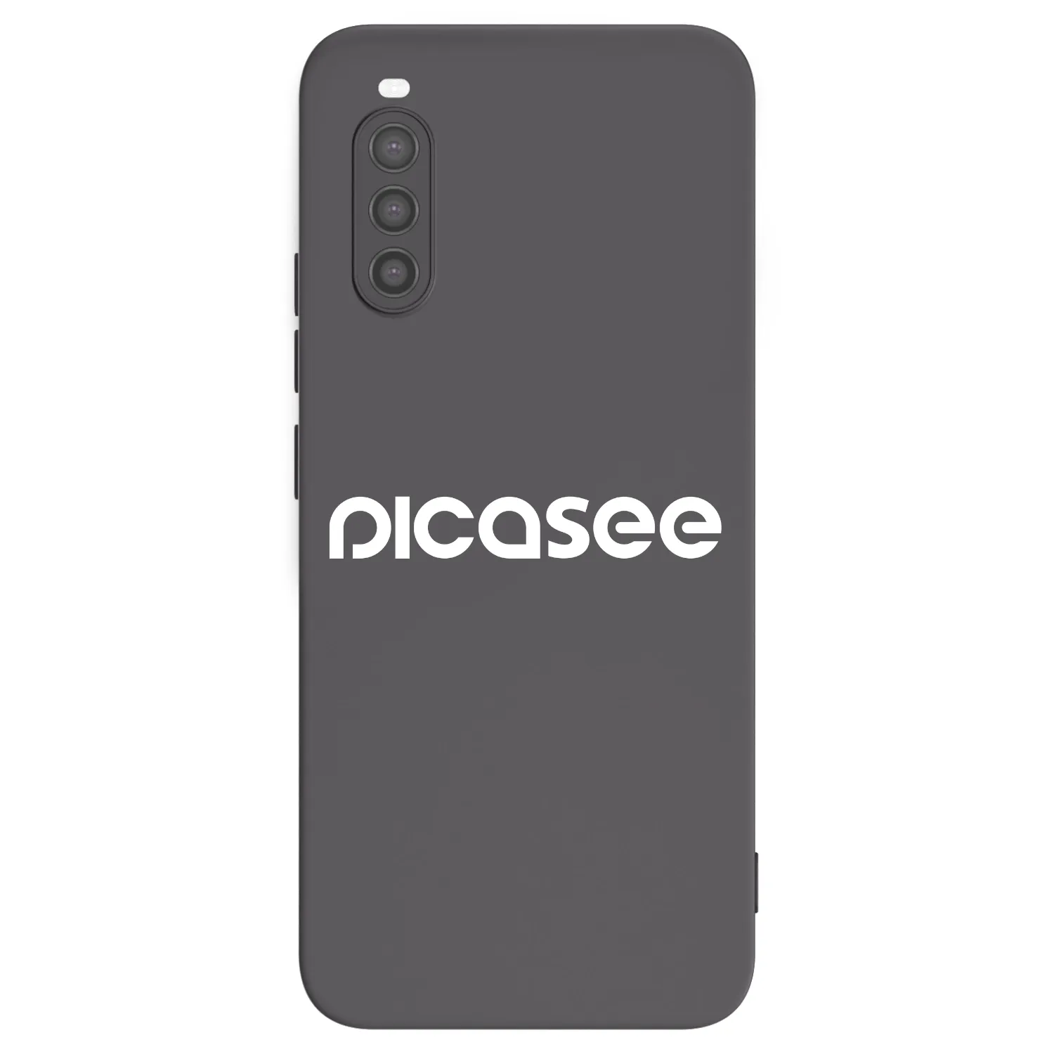 Picasee fekete szilikon tok az alábbi mobiltelefonokra Sony Xperia 10 II - Picasee - new logo - white