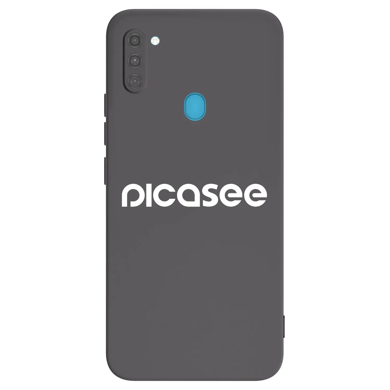 Picasee fekete szilikon tok az alábbi mobiltelefonokra Samsung Galaxy M11 - Picasee - new logo - white