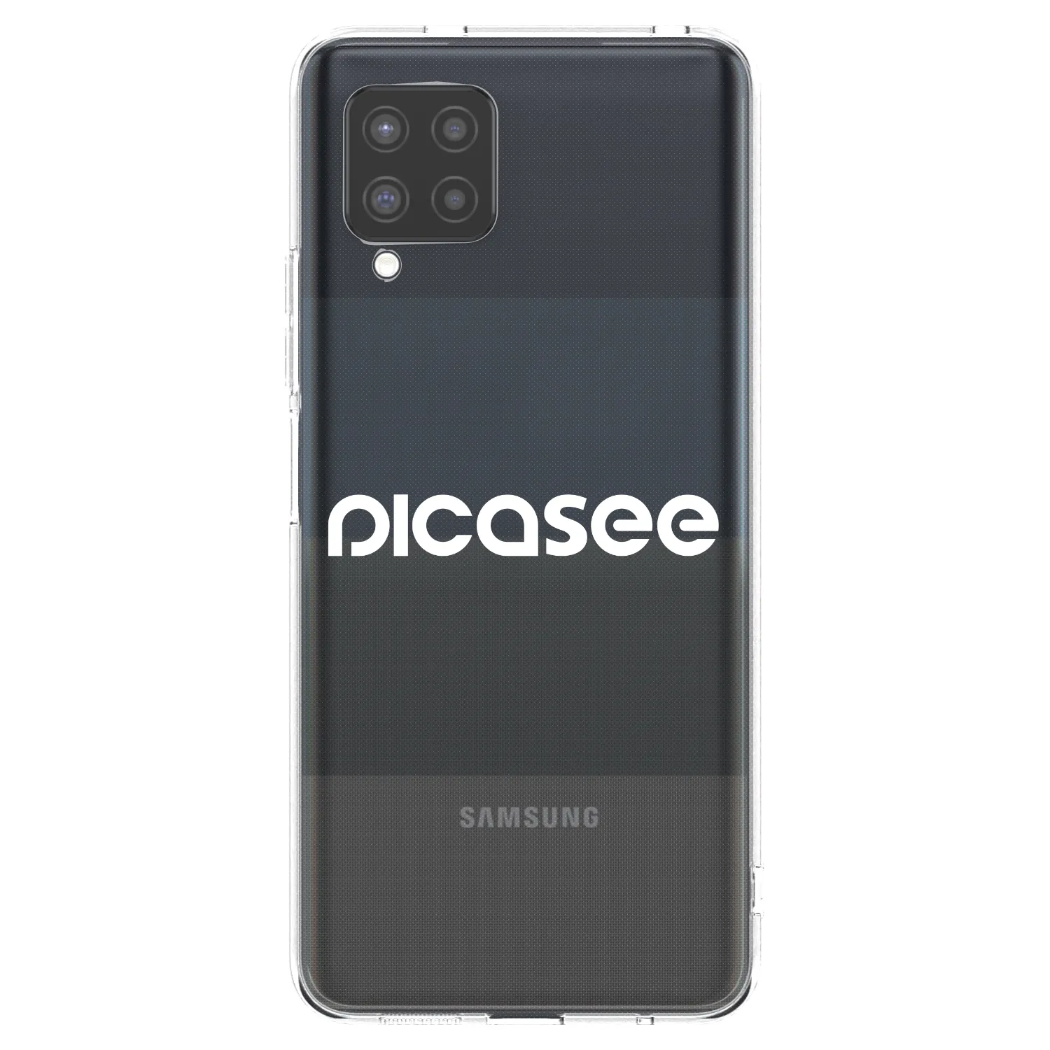 Picasee átlátszó szilikon tok az alábbi mobiltelefonokra Samsung Galaxy A42 A426B - Picasee - new logo - white