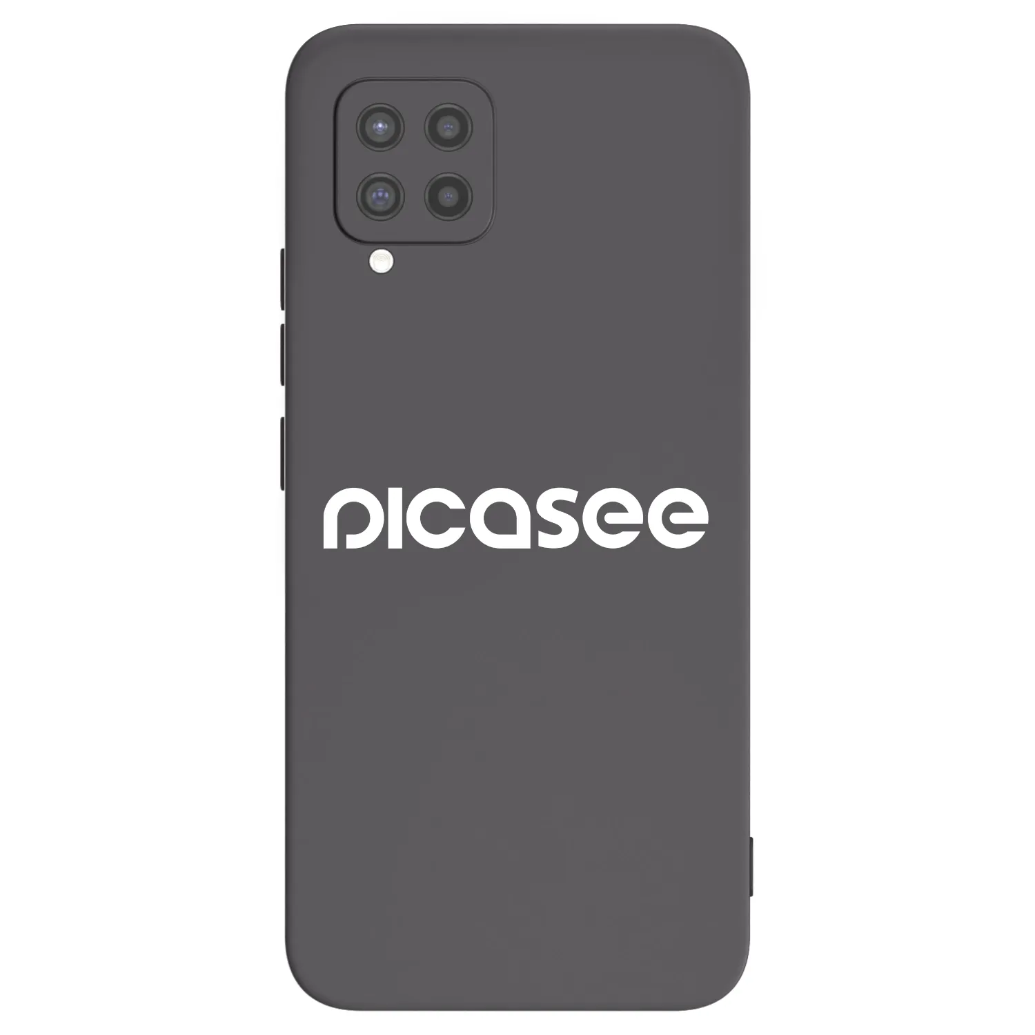Picasee fekete szilikon tok az alábbi mobiltelefonokra Samsung Galaxy A42 A426B - Picasee - new logo - white