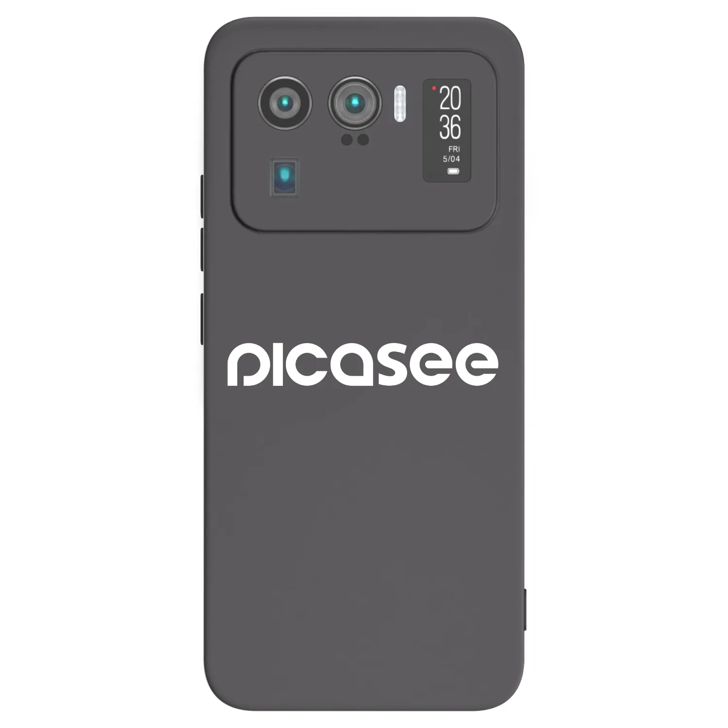 Picasee fekete szilikon tok az alábbi mobiltelefonokra Xiaomi Mi 11 Ultra - Picasee - new logo - white