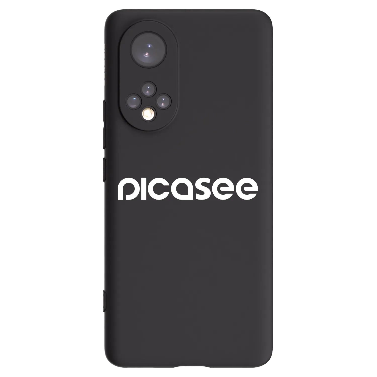 Picasee fekete szilikon tok az alábbi mobiltelefonokra Huawei Nova 9 - Picasee - new logo - white