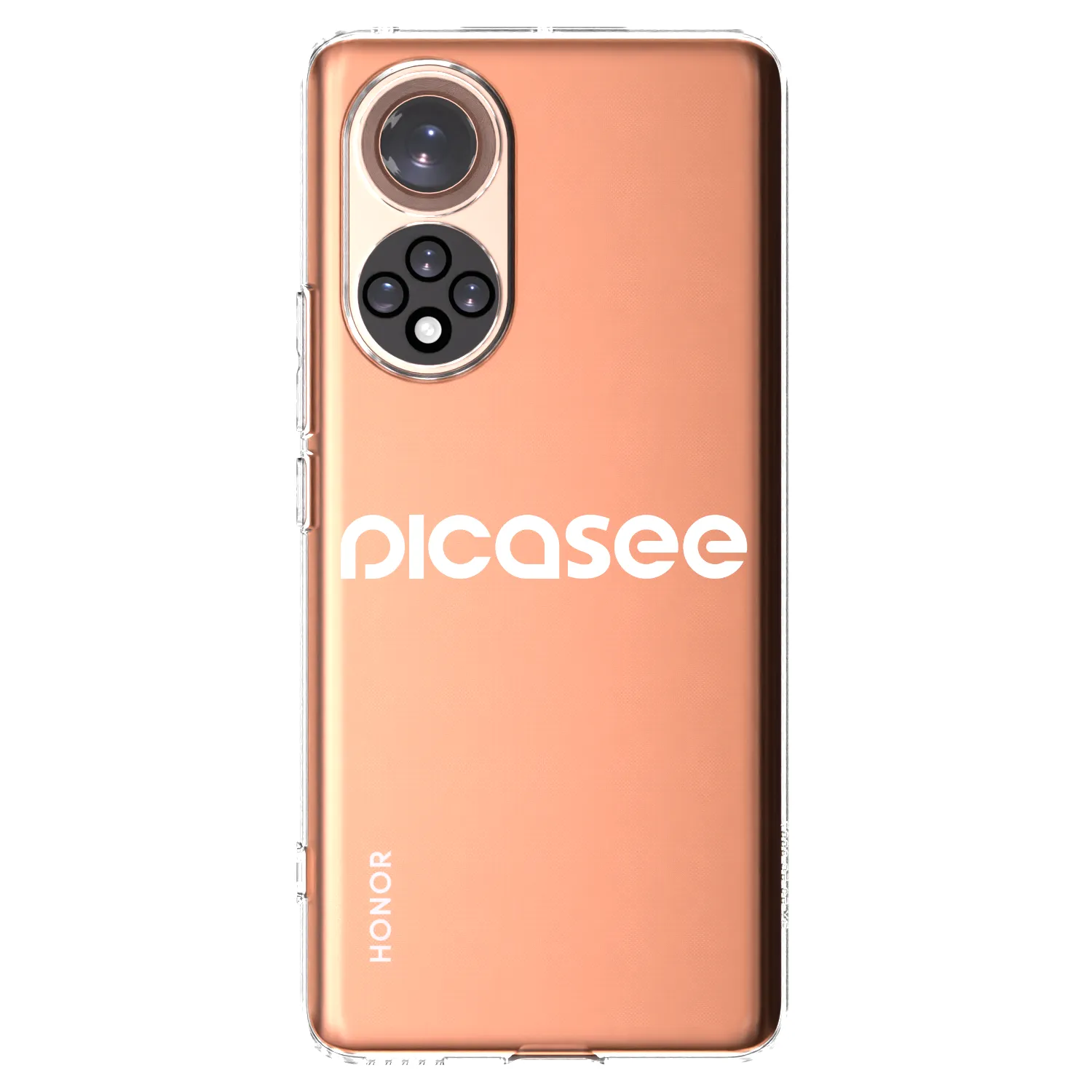 Picasee átlátszó szilikon tok az alábbi mobiltelefonokra Huawei Nova 9 - Picasee - new logo - white