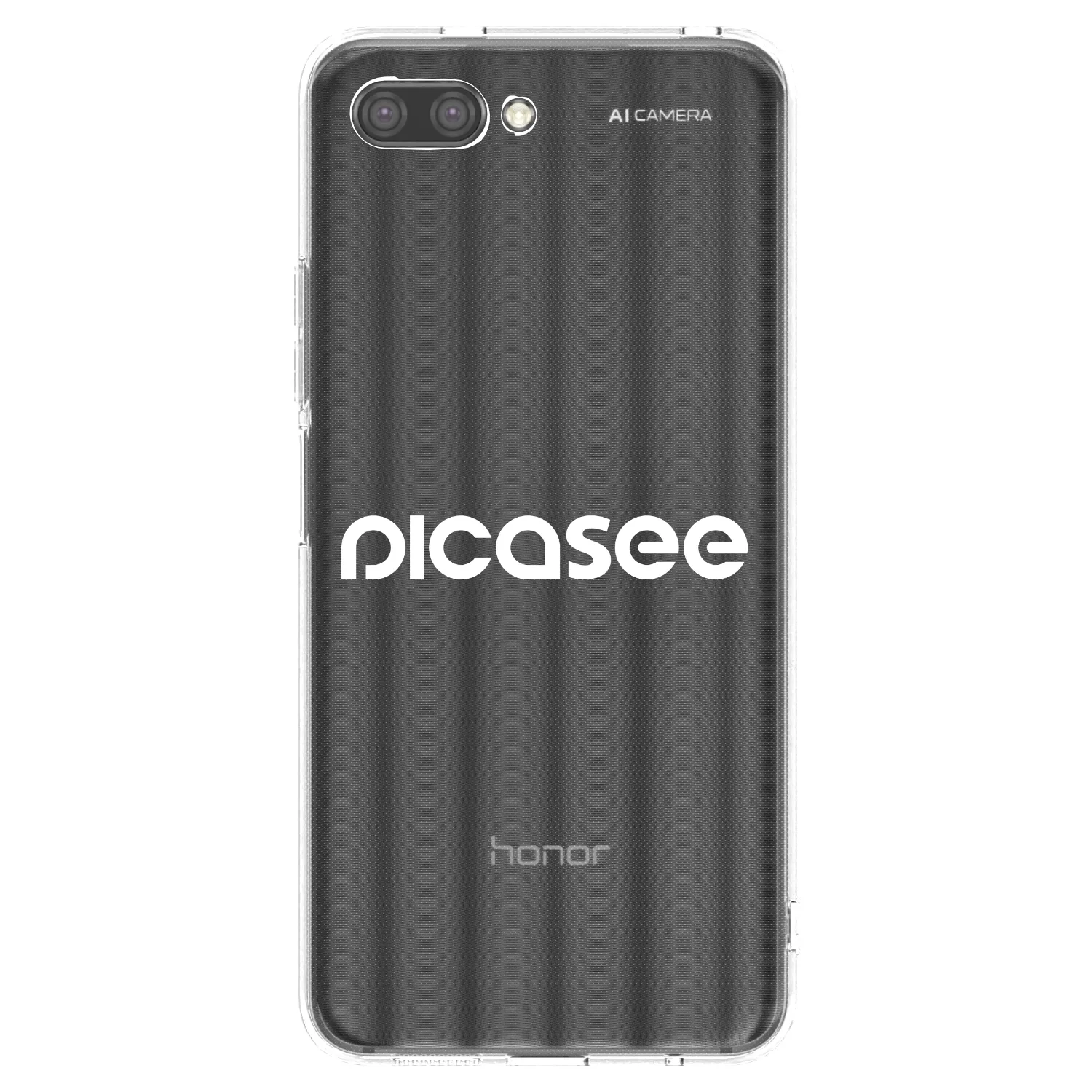 Picasee átlátszó szilikon tok az alábbi mobiltelefonokra Honor 10 - Picasee - new logo - white