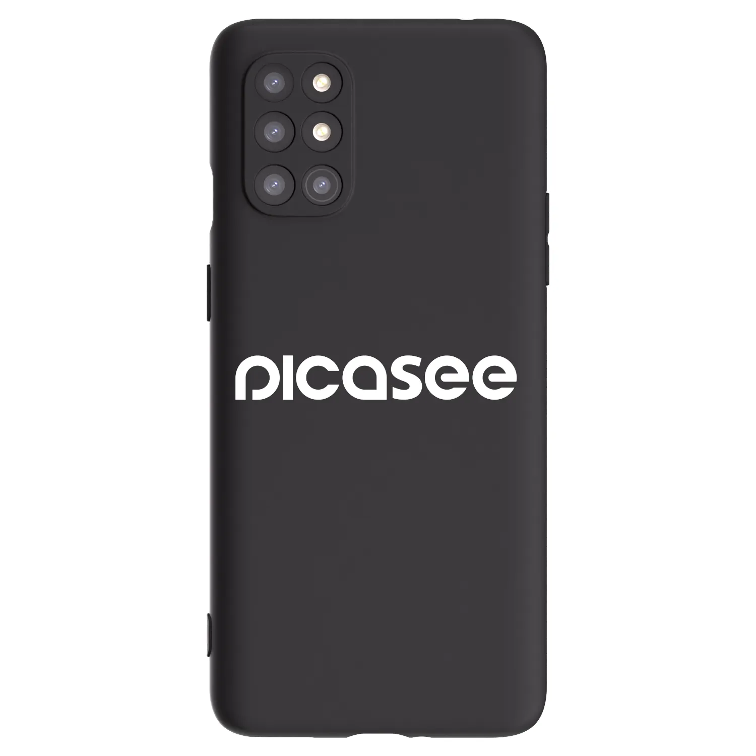 Picasee fekete szilikon tok az alábbi mobiltelefonokra OnePlus 8T - Picasee - new logo - white