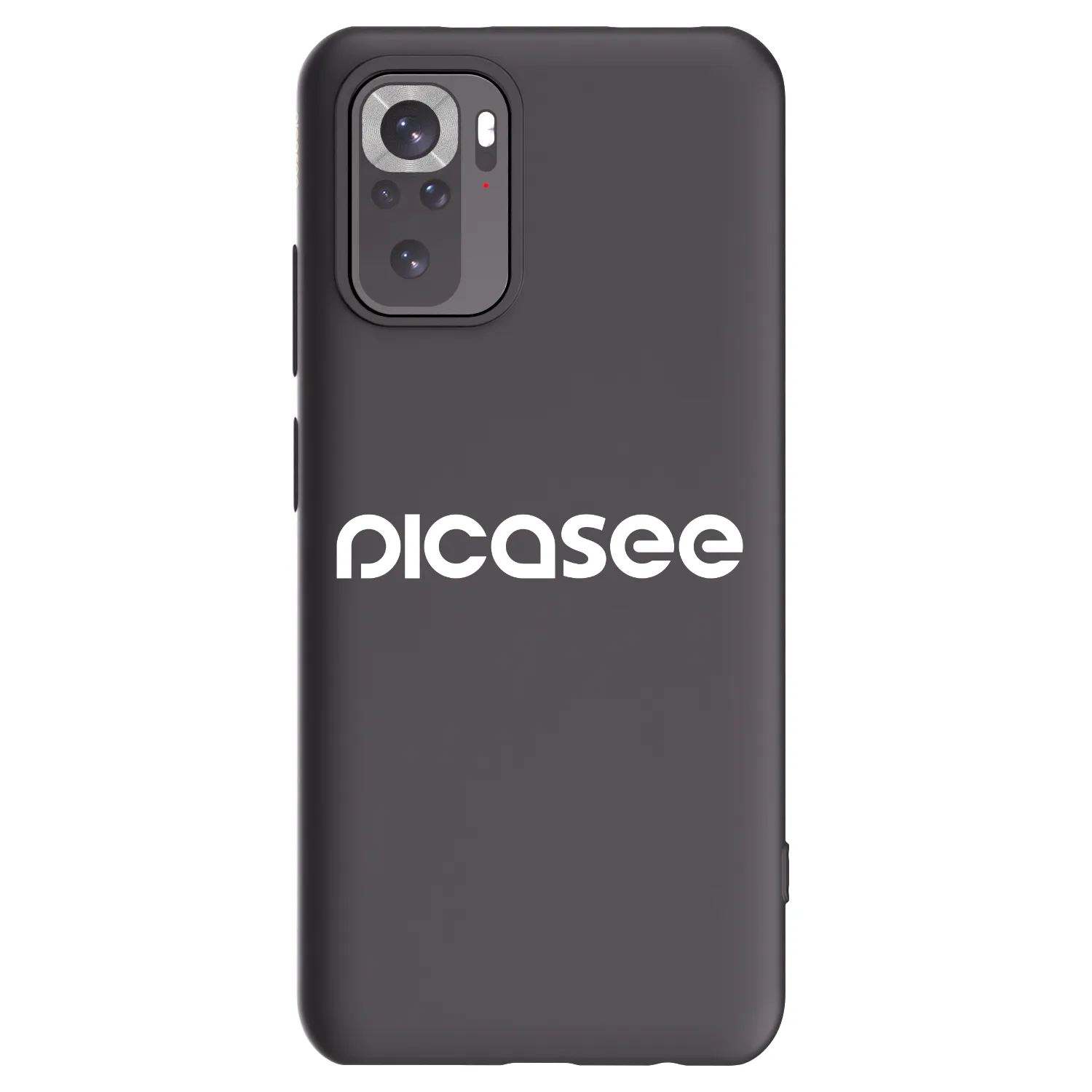 Picasee fekete szilikon tok az alábbi mobiltelefonokra Xiaomi Redmi Note 11S 4G - Picasee - new logo - white