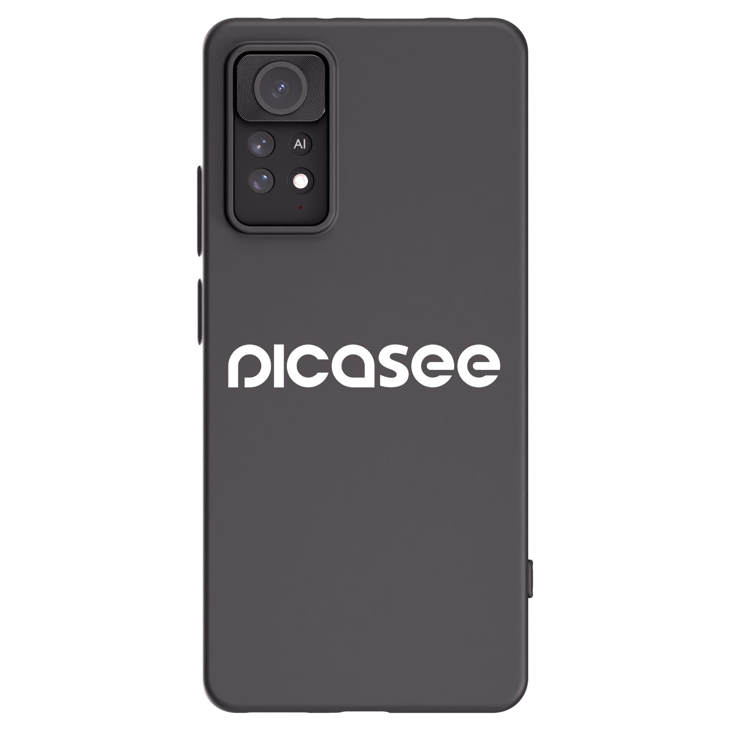 Picasee fekete szilikon tok az alábbi mobiltelefonokra Xiaomi Redmi Note 11 Pro - Picasee - new logo - white
