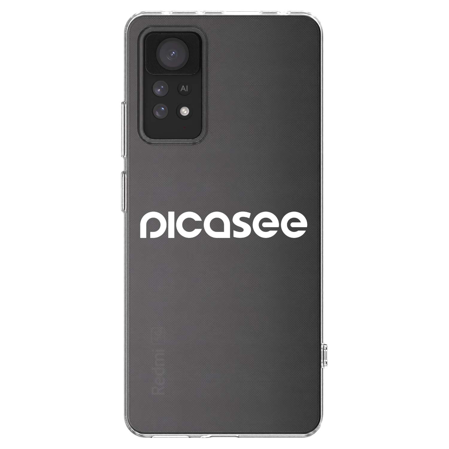 Picasee átlátszó szilikon tok az alábbi mobiltelefonokra Xiaomi Redmi Note 11 Pro - Picasee - new logo - white