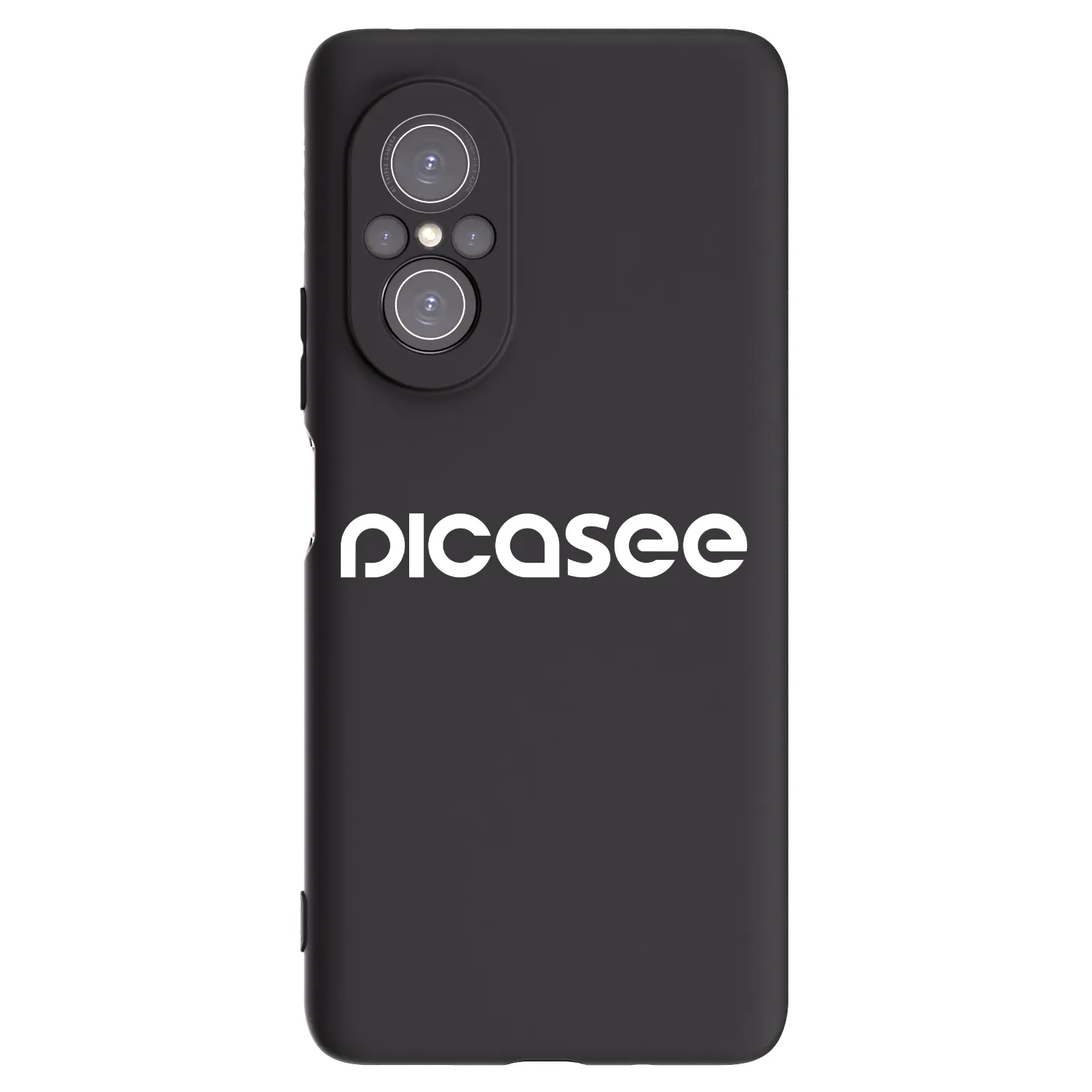 Picasee fekete szilikon tok az alábbi mobiltelefonokra Huawei Nova 9 SE - Picasee - new logo - white