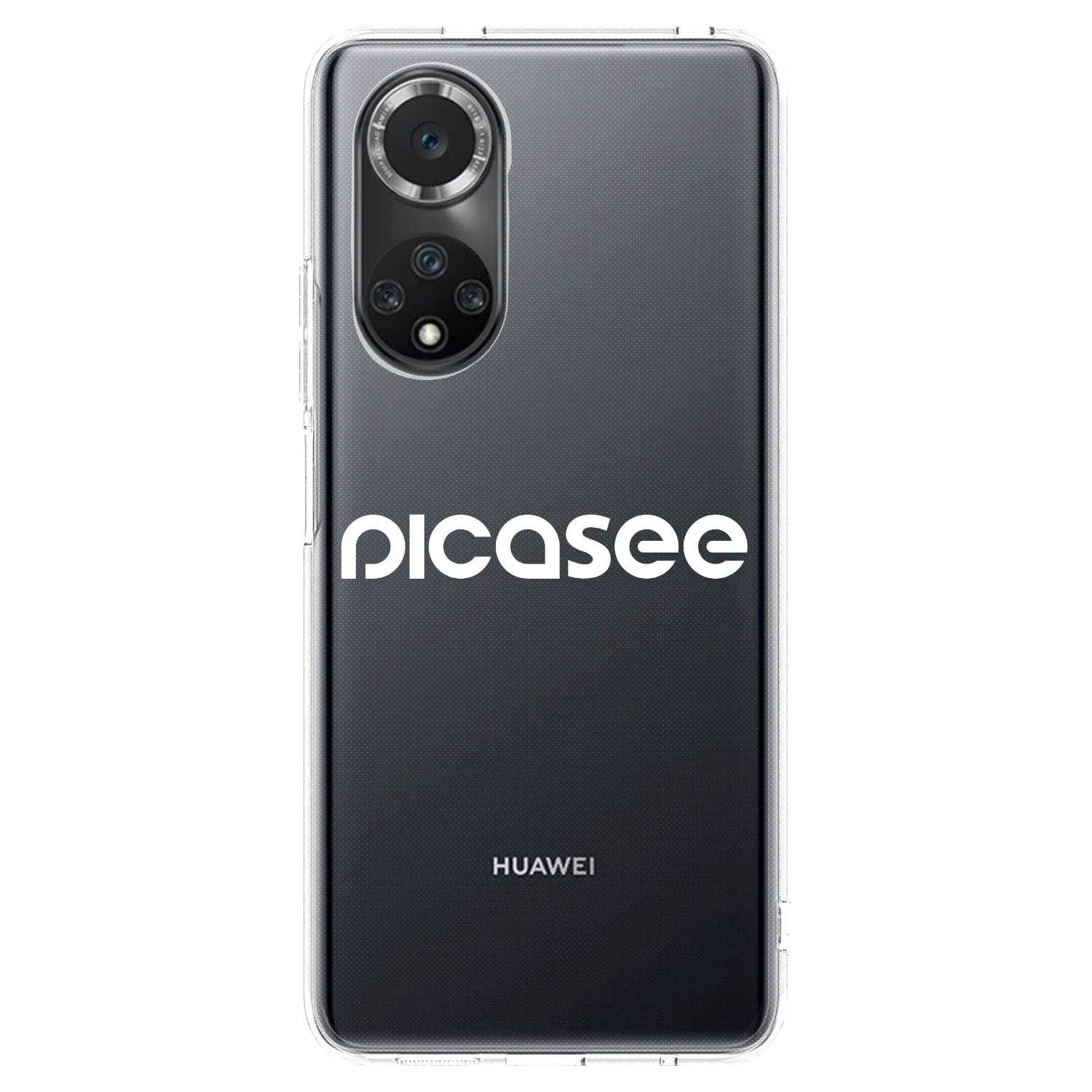Picasee átlátszó szilikon tok az alábbi mobiltelefonokra Huawei Nova 9 SE - Picasee - new logo - white