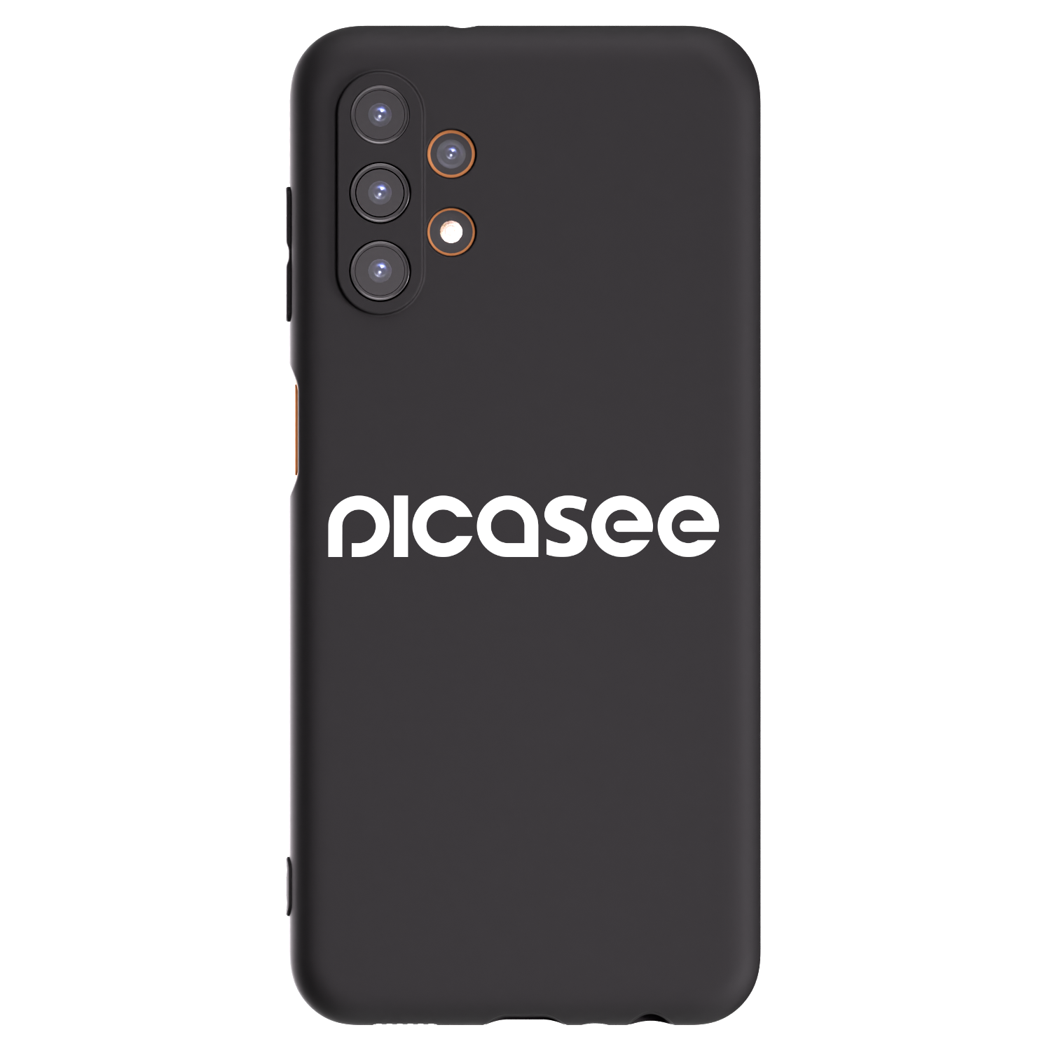 Picasee fekete szilikon tok az alábbi mobiltelefonokra Samsung Galaxy A13 4G A135 - Picasee - new logo - white