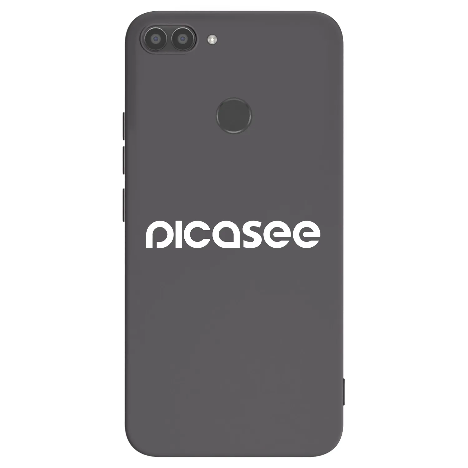 Picasee fekete szilikon tok az alábbi mobiltelefonokra Huawei P Smart - Picasee - new logo - white