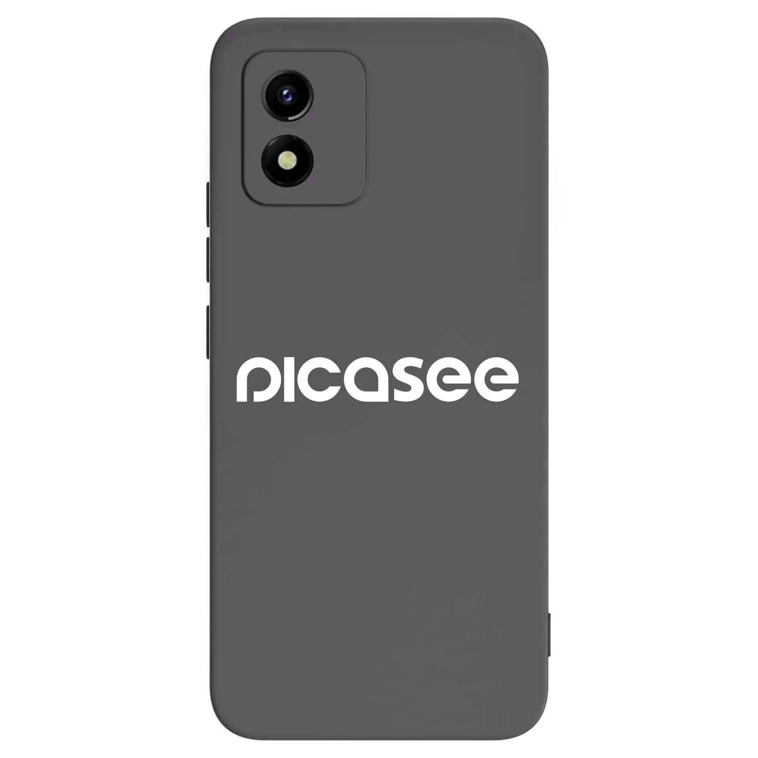 Picasee fekete szilikon tok az alábbi mobiltelefonokra Vivo Y01 - Picasee - new logo - white