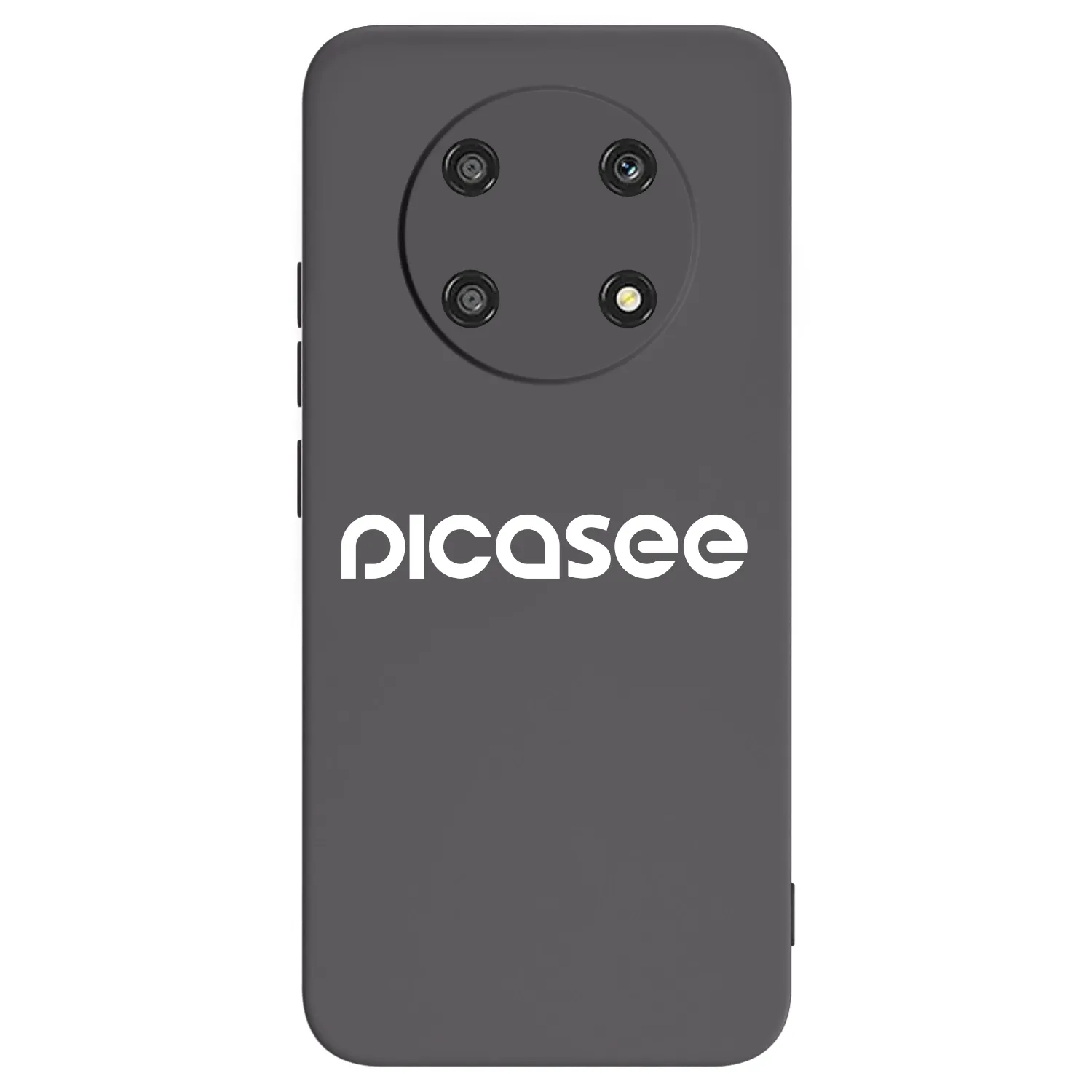 Picasee fekete szilikon tok az alábbi mobiltelefonokra Honor Magic4 Lite 5G - Picasee - new logo - white