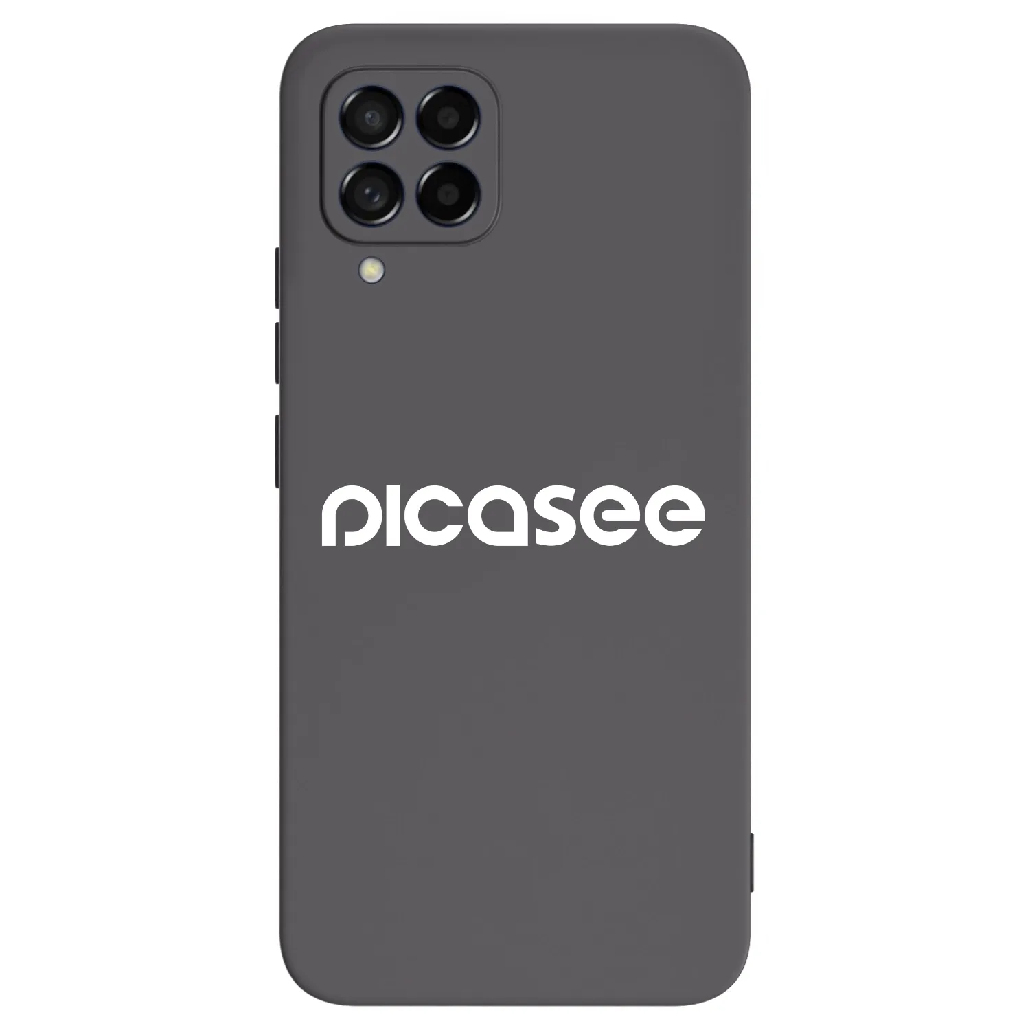 Picasee fekete szilikon tok az alábbi mobiltelefonokra Samsung Galaxy M53 5G - Picasee - new logo - white