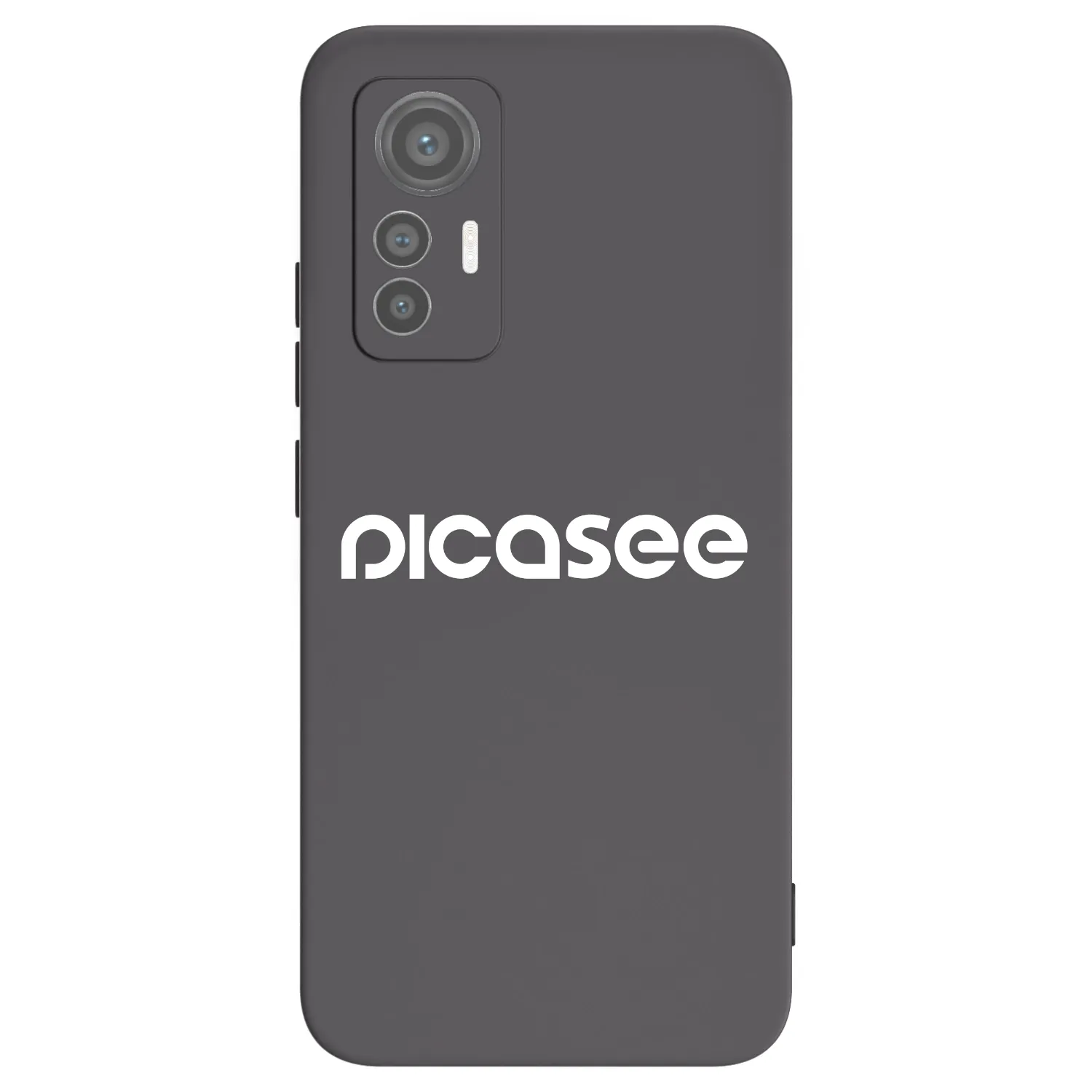 Picasee fekete szilikon tok az alábbi mobiltelefonokra Xiaomi 12 Lite - Picasee - new logo - white