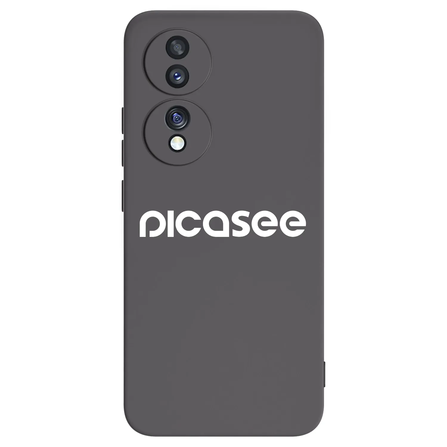 Picasee fekete szilikon tok az alábbi mobiltelefonokra Honor 70 - Picasee - new logo - white
