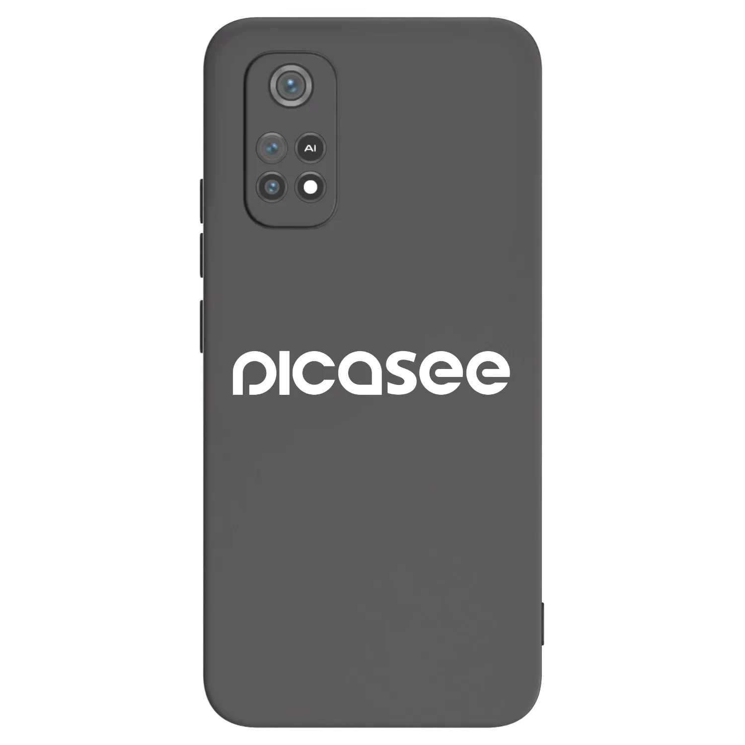 Picasee fekete szilikon tok az alábbi mobiltelefonokra Xiaomi Poco M4 Pro - Picasee - new logo - white