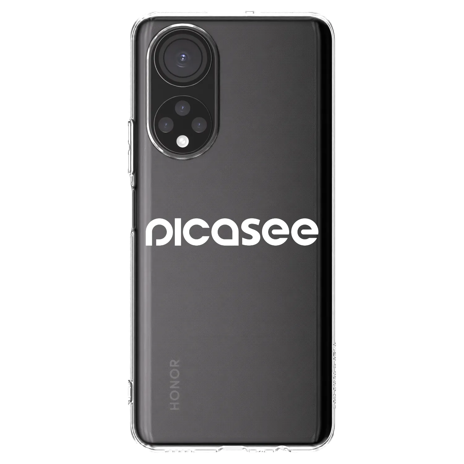 Picasee átlátszó szilikon tok az alábbi mobiltelefonokra Honor X7 - Picasee - new logo - white