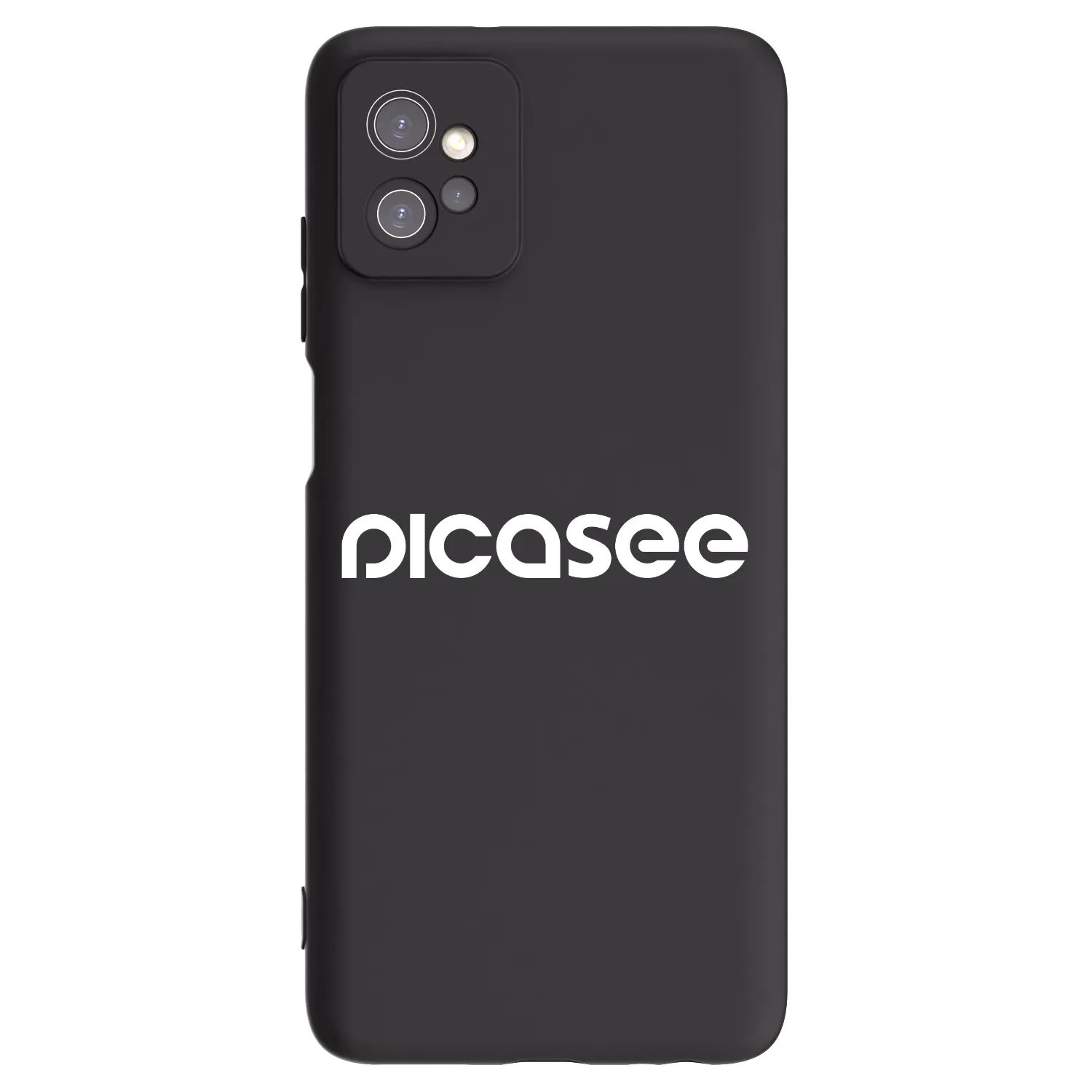 Picasee fekete szilikon tok az alábbi mobiltelefonokra Motorola Moto G32 - Picasee - new logo - white
