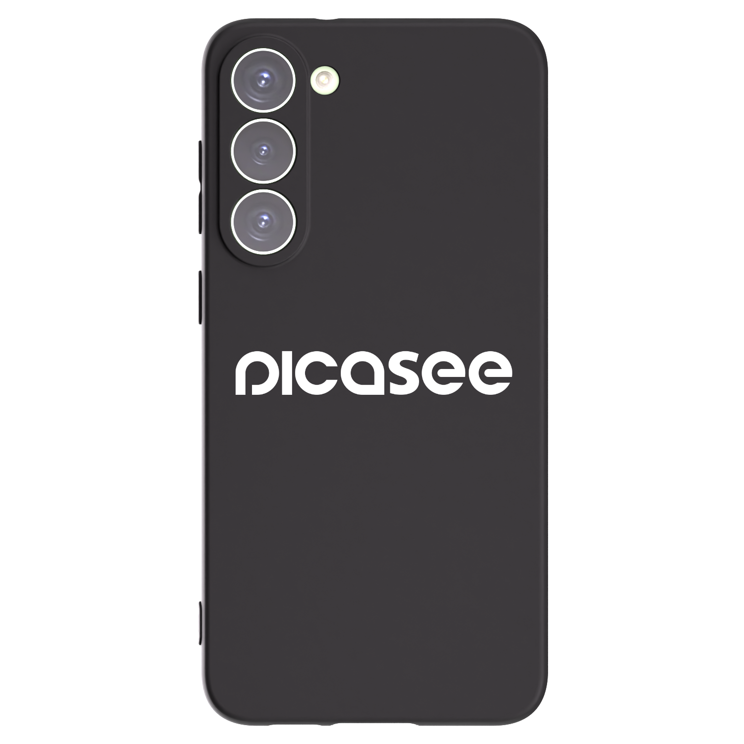 Picasee fekete szilikon tok az alábbi mobiltelefonokra Samsung Galaxy S23+ 5G - Picasee - new logo - white