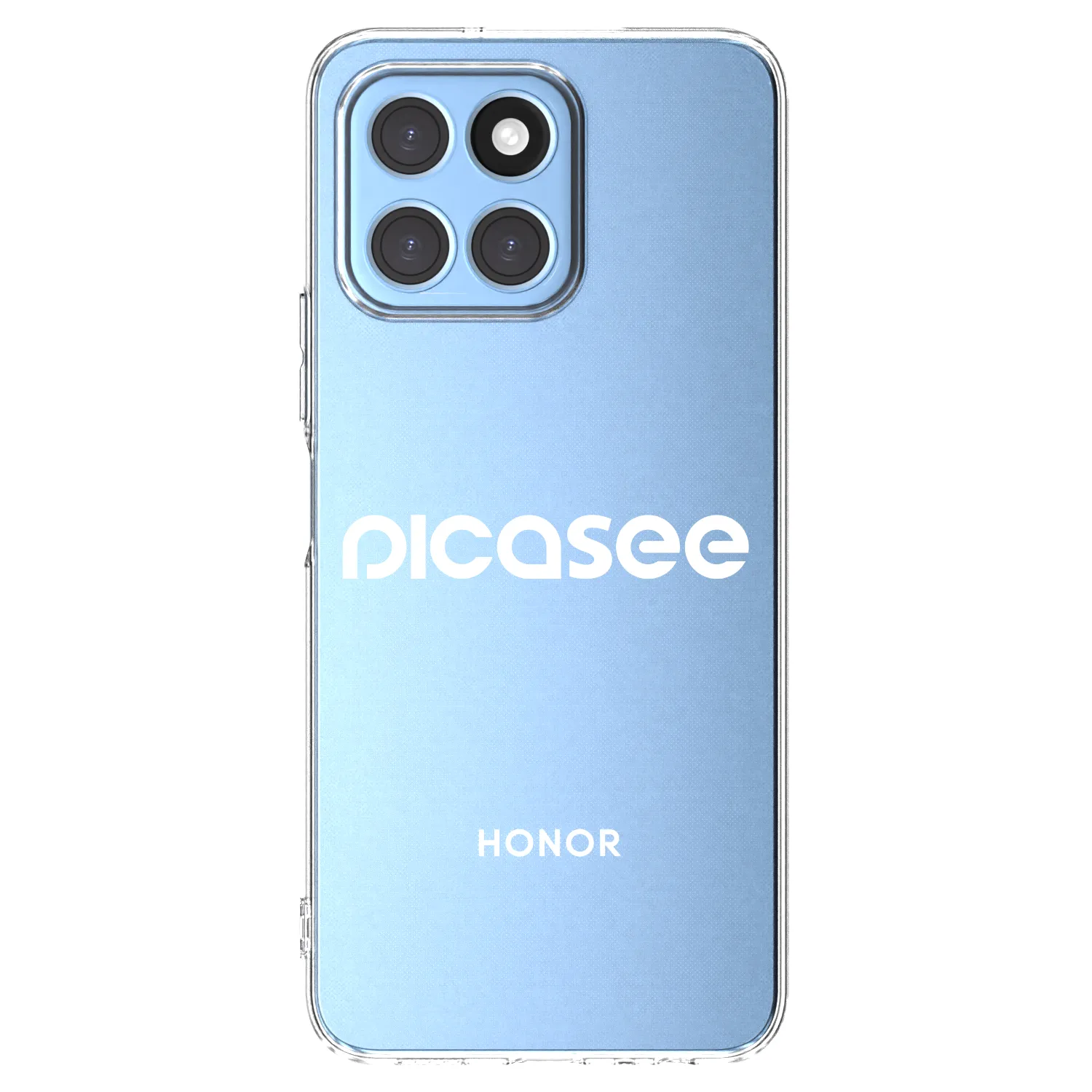 Picasee átlátszó szilikon tok az alábbi mobiltelefonokra Honor X8 5G - Picasee - new logo - white