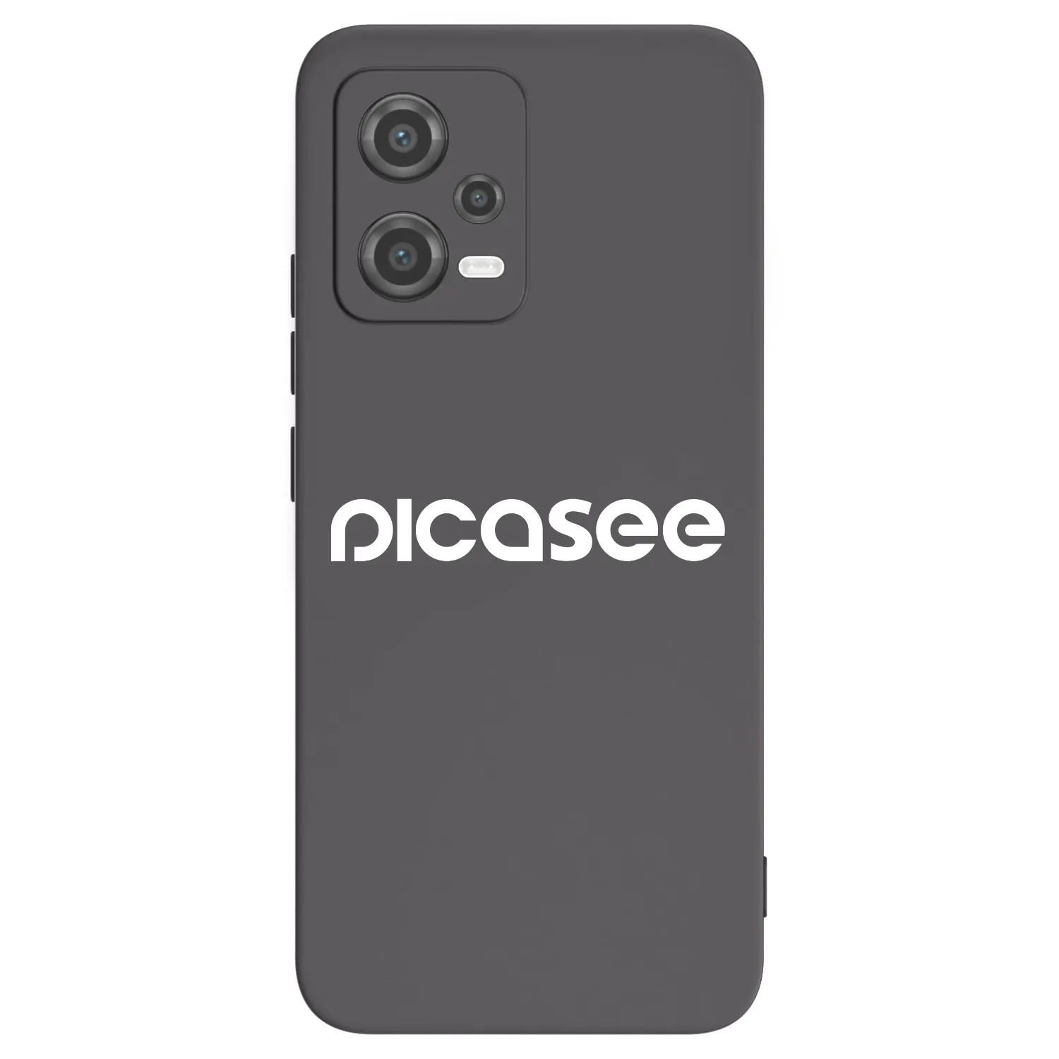 Picasee fekete szilikon tok az alábbi mobiltelefonokra Xiaomi Poco X5 - Picasee - new logo - white