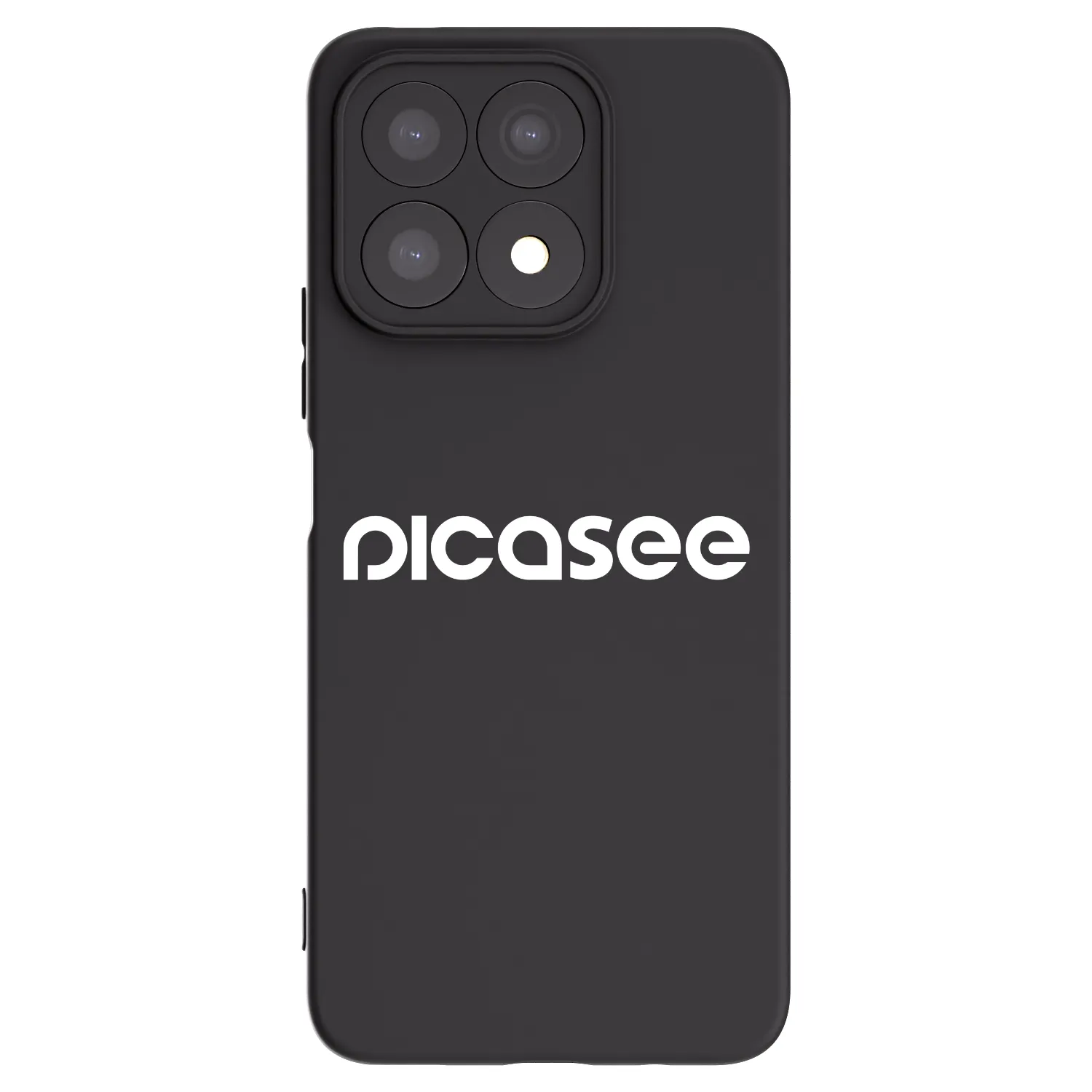 Picasee fekete szilikon tok az alábbi mobiltelefonokra Honor X8a - Picasee - new logo - white