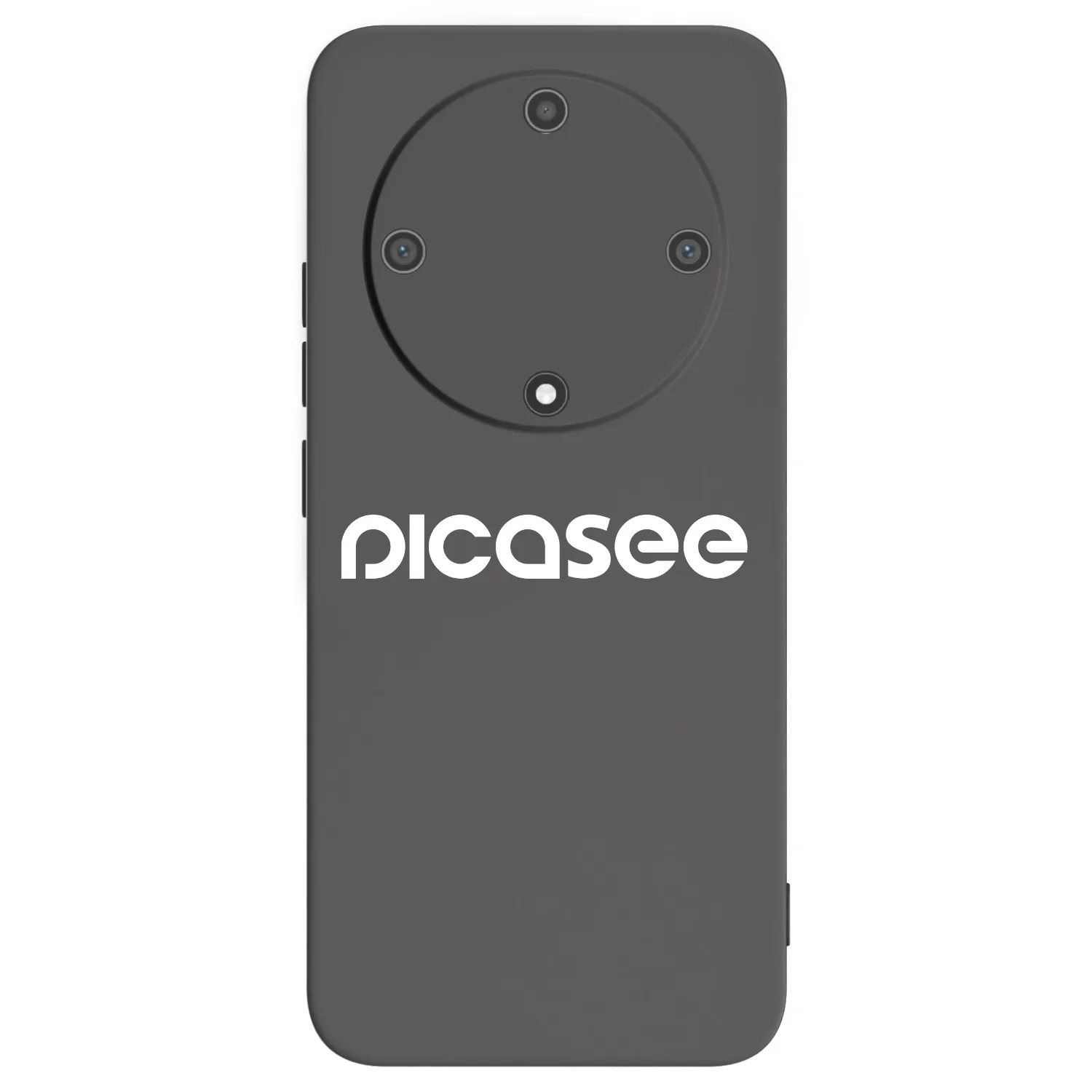 Picasee fekete szilikon tok az alábbi mobiltelefonokra Honor Magic5 Lite 5G - Picasee - new logo - white