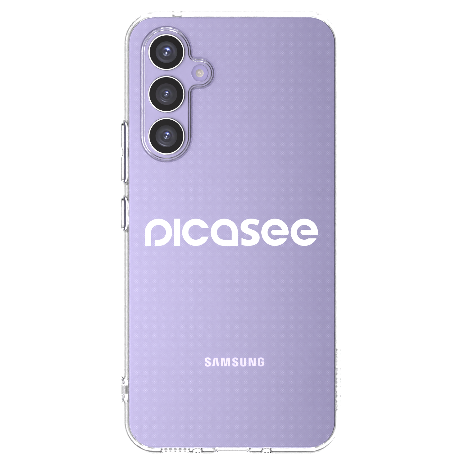Picasee átlátszó szilikon tok az alábbi mobiltelefonokra Samsung Galaxy A54 5G A546B - Picasee - new logo - white